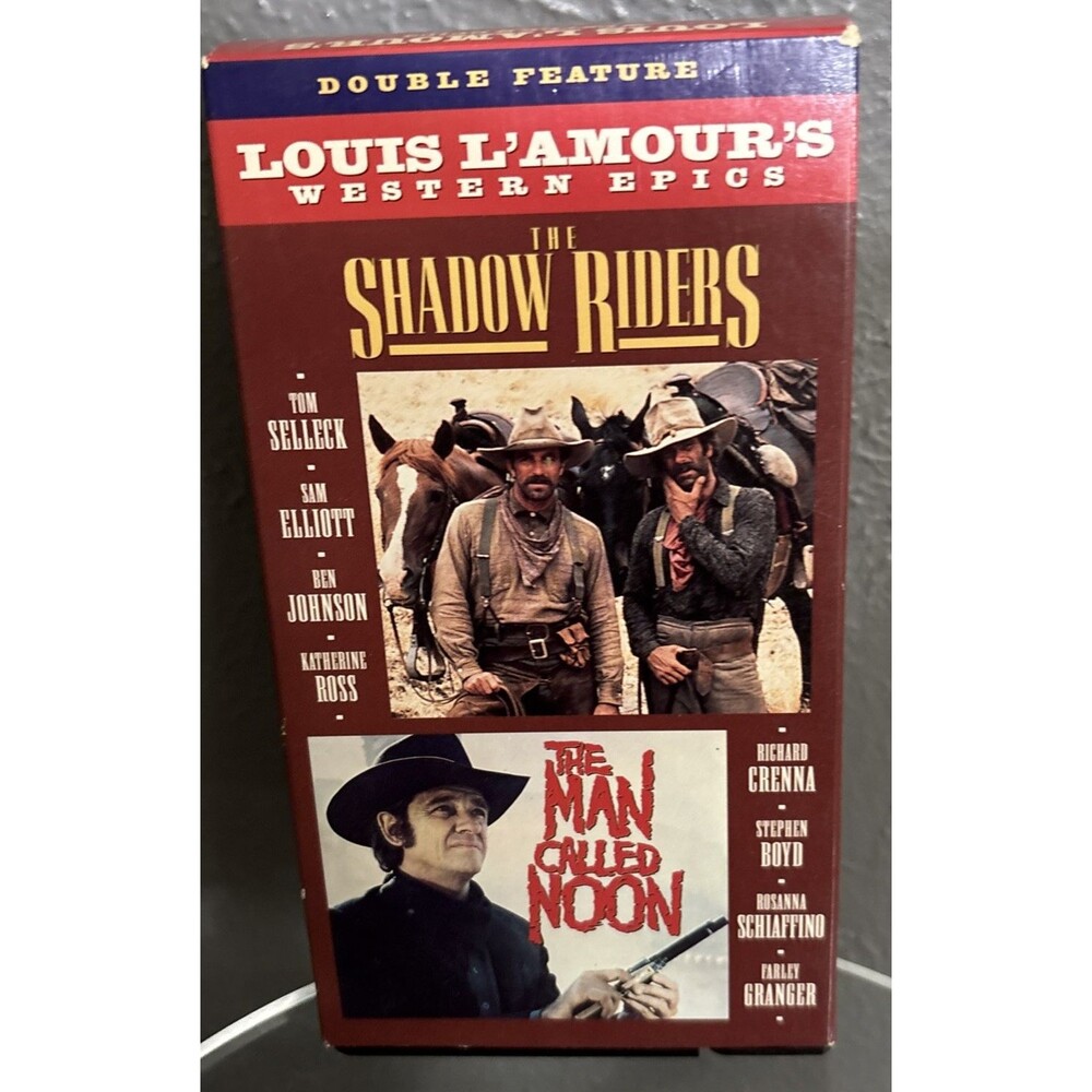Louis L'Amour's Western Epics: Shadow Riders & Man Called Noon - 2 Tape VHS